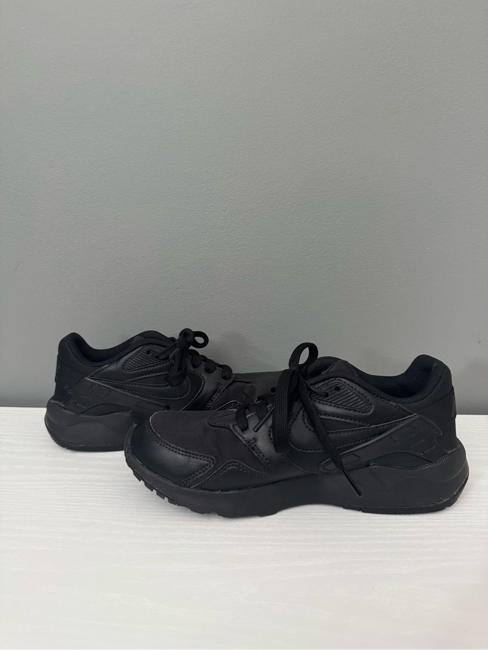 All-Black Nike Athletic Sneakers